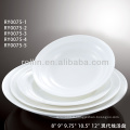 Plaque à soupe de porcelaine carrée chinoise de bonne qualité au Japon